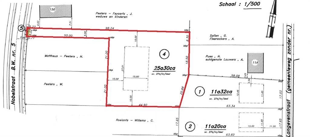 Grond te  koop in Baal 3128 249000.00€  slaapkamers m² - Zoekertje 270589