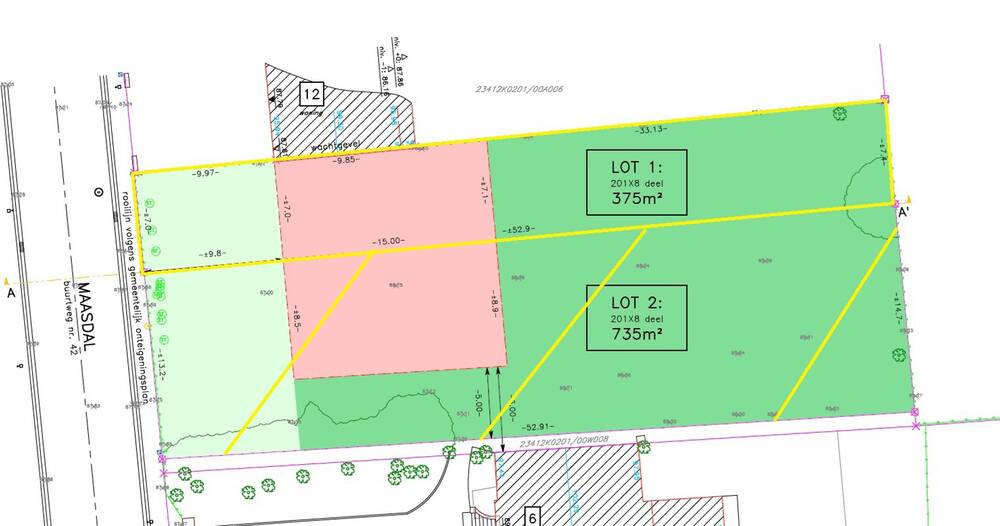 Terrain à vendre à Halle 1500 175000.00€  chambres m² - Annonce 290717